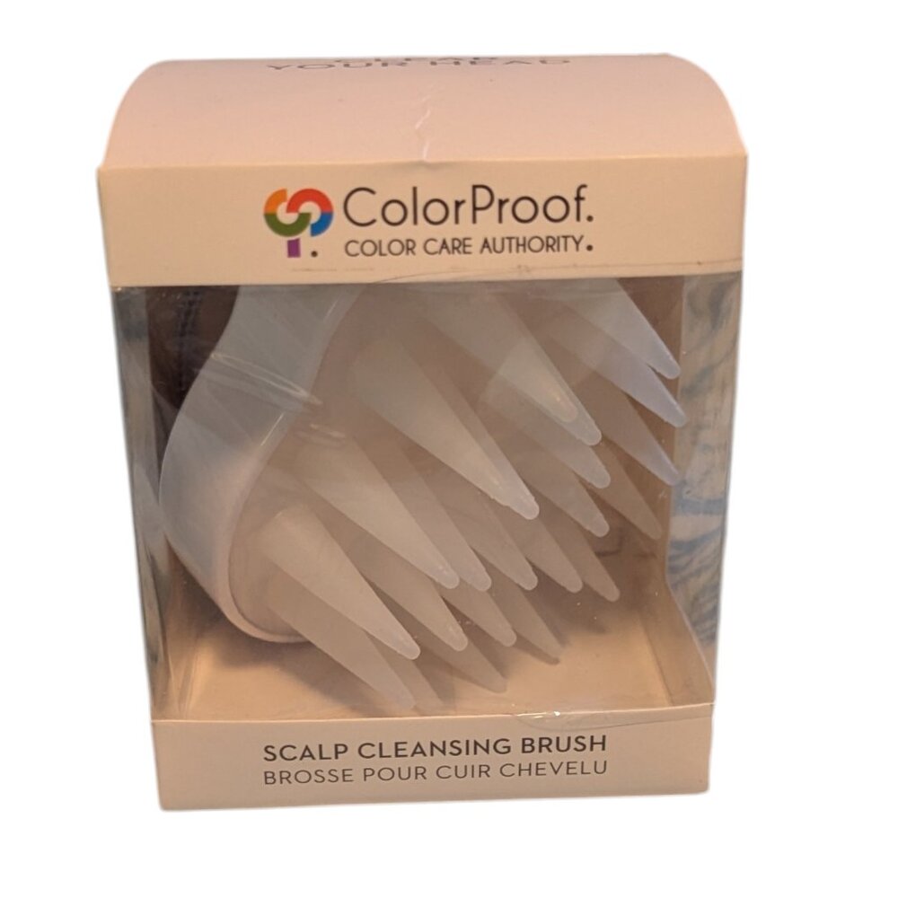 NWT Color Proof Scalp Cleansing Brush Massage Beauty‎ Tool